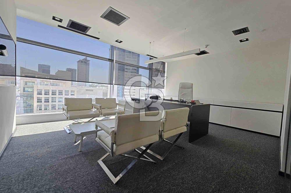 EGE PLAZA’DA 160 M2 FULL YAPILI MOBİLYALI KDV’Lİ OFİS 