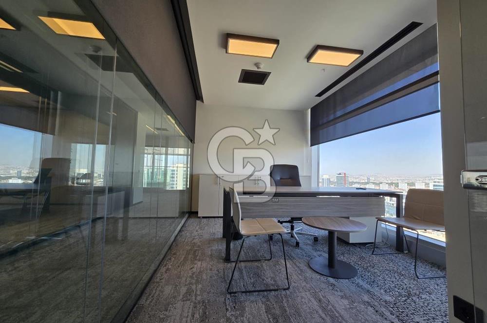 EGE PLAZA’DA 160 M2 FULL YAPILI MOBİLYALI KDV’Lİ OFİS 