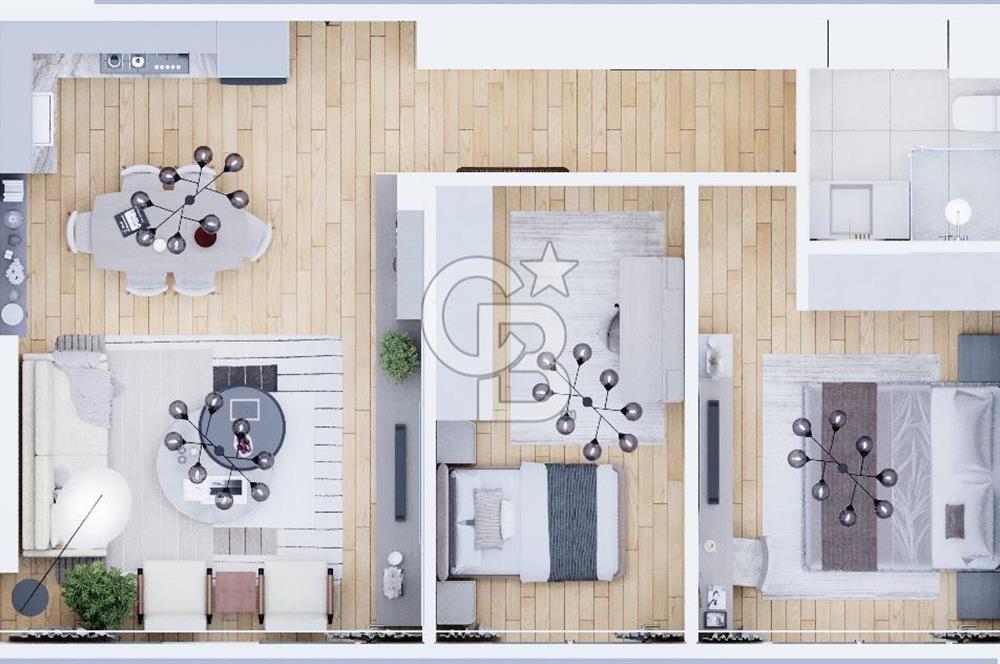 FENERBAHÇE'DE EKİM 2025 TESLİM 2+1 SATILIK DAİRE