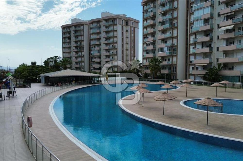 MAVİŞEHİR KARYA SİTESİNDE HAVUZ MANZARALI SATILIK 3+1 DAİRE