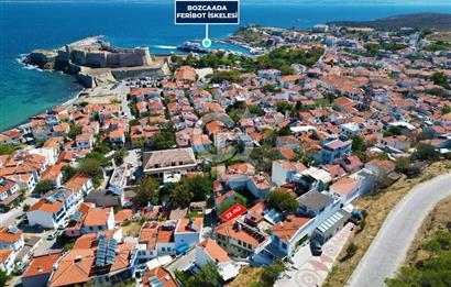 ÇANAKKALE BOZCAADA RUM MAHALLESİNDE SATILIK KÖŞE ARSA