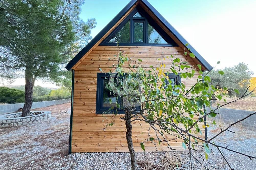 Urla'da 803 Mt2 Tarla İçerisinde Satılık 1+1 Bungalov Ev