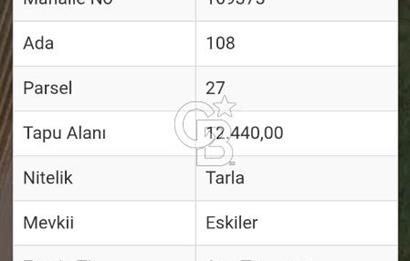 FOÇA GERENKÖYDE SATILIK TARLA