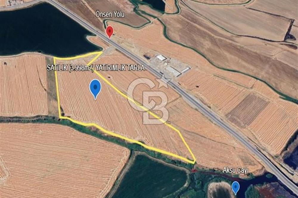 CB'DEN HACIMUSTAFA MH. ÖNSEN YOLU YAKININDA SATILIK TARLA