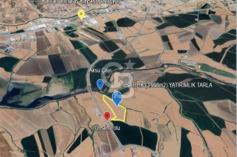 CB'DEN HACIMUSTAFA MH. ÖNSEN YOLU YAKININDA SATILIK TARLA
