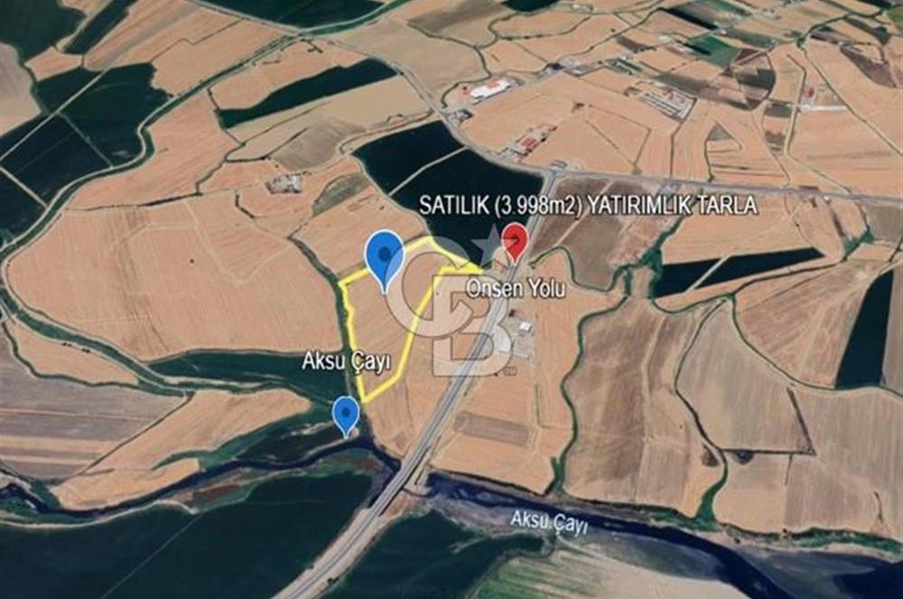 CB'DEN HACIMUSTAFA MH. ÖNSEN YOLU YAKININDA SATILIK TARLA