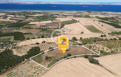 LAPSEKİ ÇARDAK’TA TARIMA ELVERİŞLİ, KÖPRÜ MANZARALI 5.800 m² ARAZİ