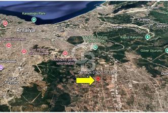 Antalya Döşemealtı Yeşilbayırda Satılık İmarlı Villa Arsası