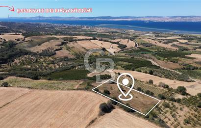 LAPSEKİ ÇARDAK’TA TARIMA ELVERİŞLİ, KÖPRÜ MANZARALI 5.800 m² ARAZİ
