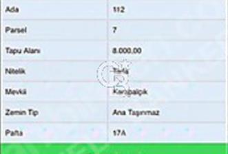 Çanakkale Bayramiç Sarıot satılık tarla