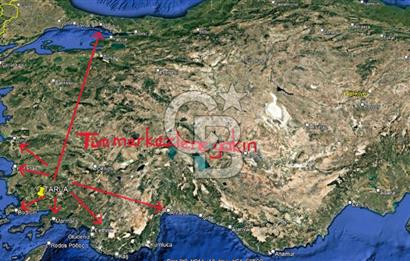EVLERE YAKIN DENİZE 20DK ELEKTRİK YOL VE SU TERMİK SANTRAL FABRİ
