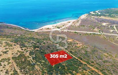 Çanakkale Bozcaada Ayana Koyunda Denize 305m Satılık Arsa !