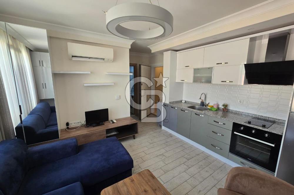 Çiğli Aydınlıkevlerde Havuzlu Sitede Eşyalı Kiralık 1+1 Daire