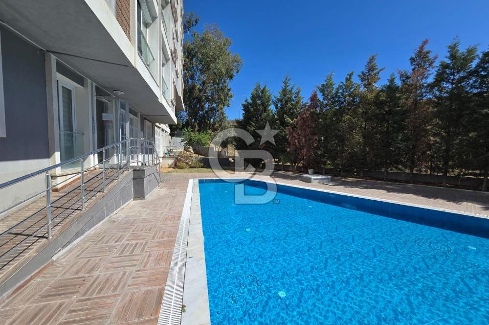 Çiğli Aydınlıkevlerde Havuzlu Sitede Eşyalı Kiralık 1+1 Daire