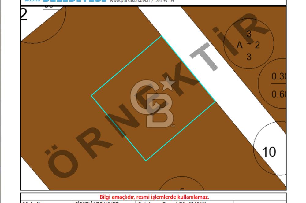 PRUSAKLAR SİRKELİ 700 m2 VİLLA ARSASI