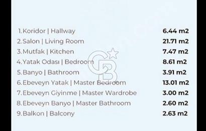 SUADİYE DE ÖNÜ AÇIK 2+1 71 M2 NET BALKONLU DAİRE
