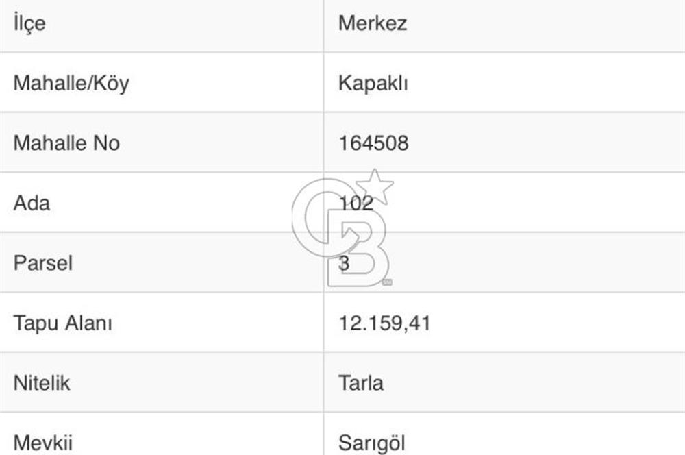 CB Fly'dan Kırklareli Merkez Kapaklıda 2.026 m² Tarla