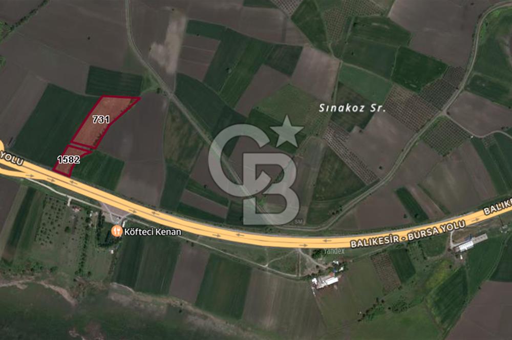 CB BLACK'TAN KARACABEY ESKİKARAAĞAÇ'TA YOLA CEPHE TARLALAR