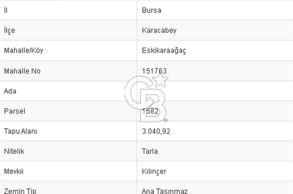 CB BLACK'TAN KARACABEY ESKİKARAAĞAÇ'TA YOLA CEPHE TARLALAR