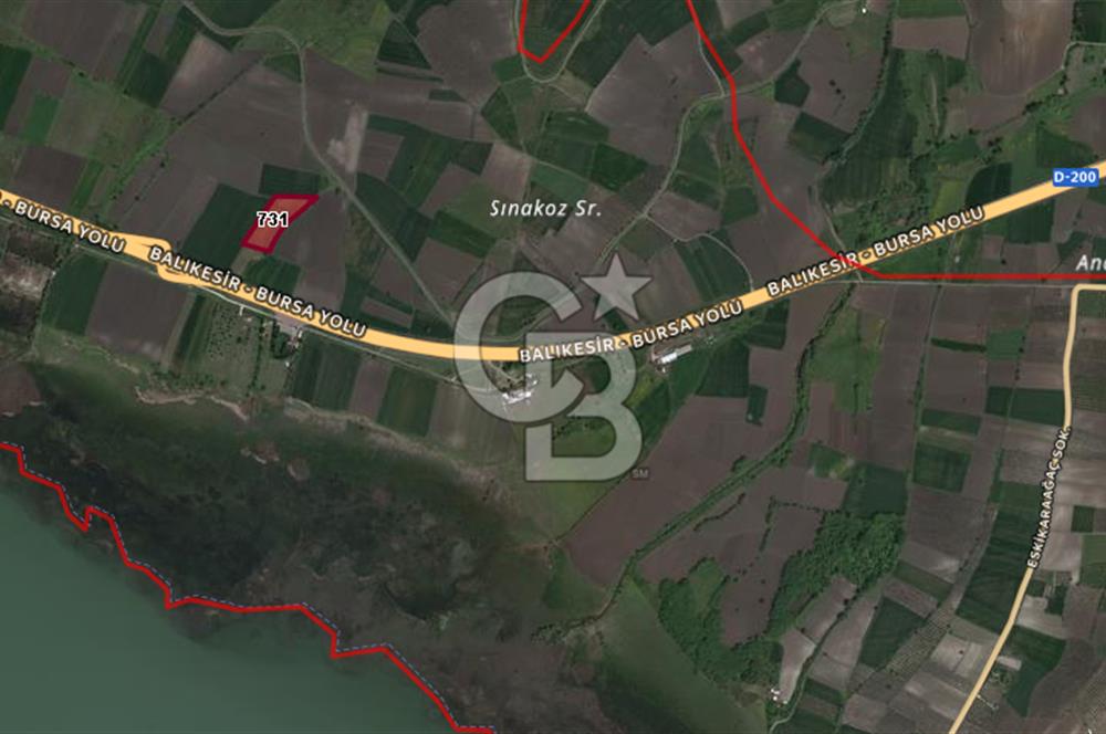 CB BLACK'TAN KARACABEY ESKİKARAAĞAÇ'TA 9700 M2 SATILIK TARLA