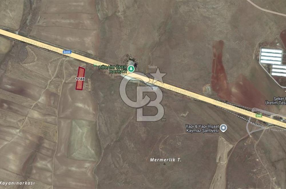 Eskişehir-Sivrihisar-Karakaya Mahallesinde Ana Yol Cepheli Satılık Tarla