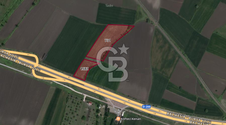 CB BLACK'TAN KARACABEY ESKİKARAAĞAÇ'TA YOLA CEPHE TARLALAR