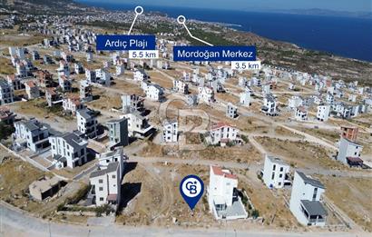 Mordoğan Kamukent'te İnşaata Hazır Projeli Tripleks İmarlı Arsa
