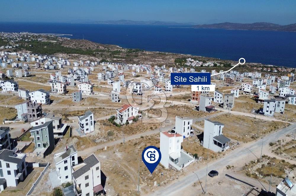 Mordoğan Kamukent'te İnşaata Hazır Projeli Tripleks İmarlı Arsa