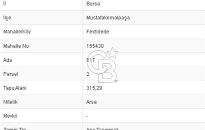 CB BLACK'TAN KEMALPAŞA'DA HARİKA KONUMDA İMARLI ARSA