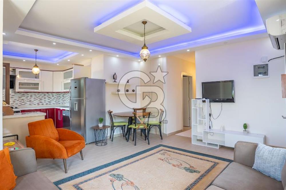 CB MARİNA'DAN GÜLLÜK'TE PANAROMİK DENİZ MANZARALI 3+1 BAHÇE KATI