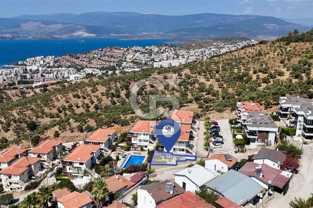 CB MARİNA'DAN GÜLLÜK'TE PANAROMİK DENİZ MANZARALI 3+1 BAHÇE KATI