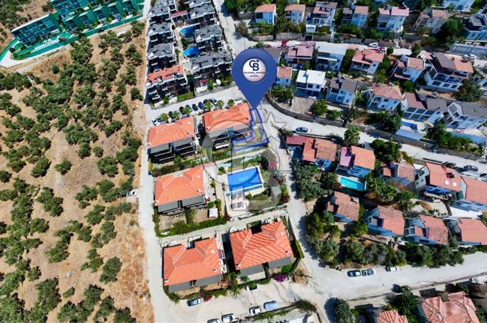 CB MARİNA'DAN GÜLLÜK'TE PANAROMİK DENİZ MANZARALI 3+1 BAHÇE KATI