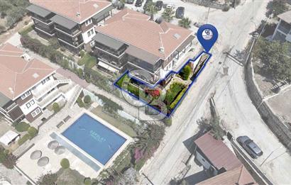 CB MARİNA'DAN GÜLLÜK'TE PANAROMİK DENİZ MANZARALI 3+1 BAHÇE KATI