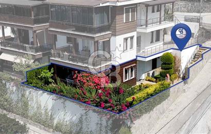 CB MARİNA'DAN GÜLLÜK'TE PANAROMİK DENİZ MANZARALI 3+1 BAHÇE KATI