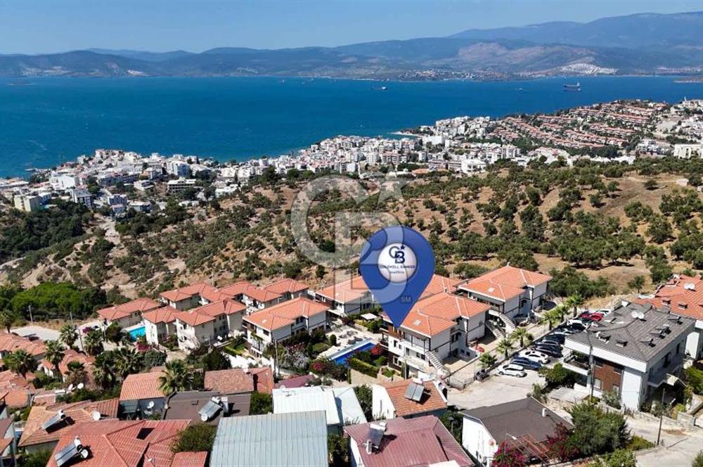 CB MARİNA'DAN GÜLLÜK'TE PANAROMİK DENİZ MANZARALI 3+1 BAHÇE KATI