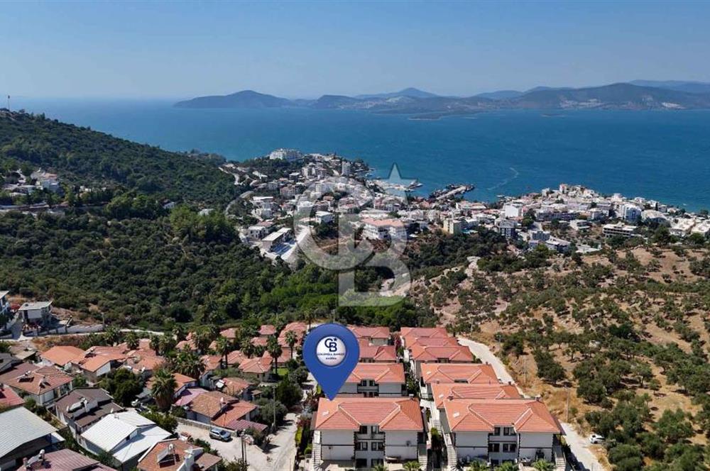 CB MARİNA'DAN GÜLLÜK'TE PANAROMİK DENİZ MANZARALI 3+1 BAHÇE KATI