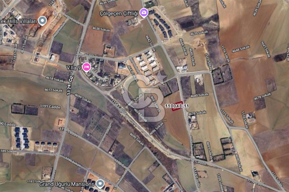 GÖLBAŞI KIZILCAŞAR 'DA 1500 m² YOLA CEPHELİ SATILIK VİLLA ARSASI