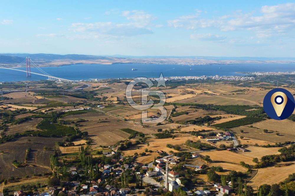 Çanakkale Lapseki Kocaveli'de İmar Genişlemede Manzaralı Arazi