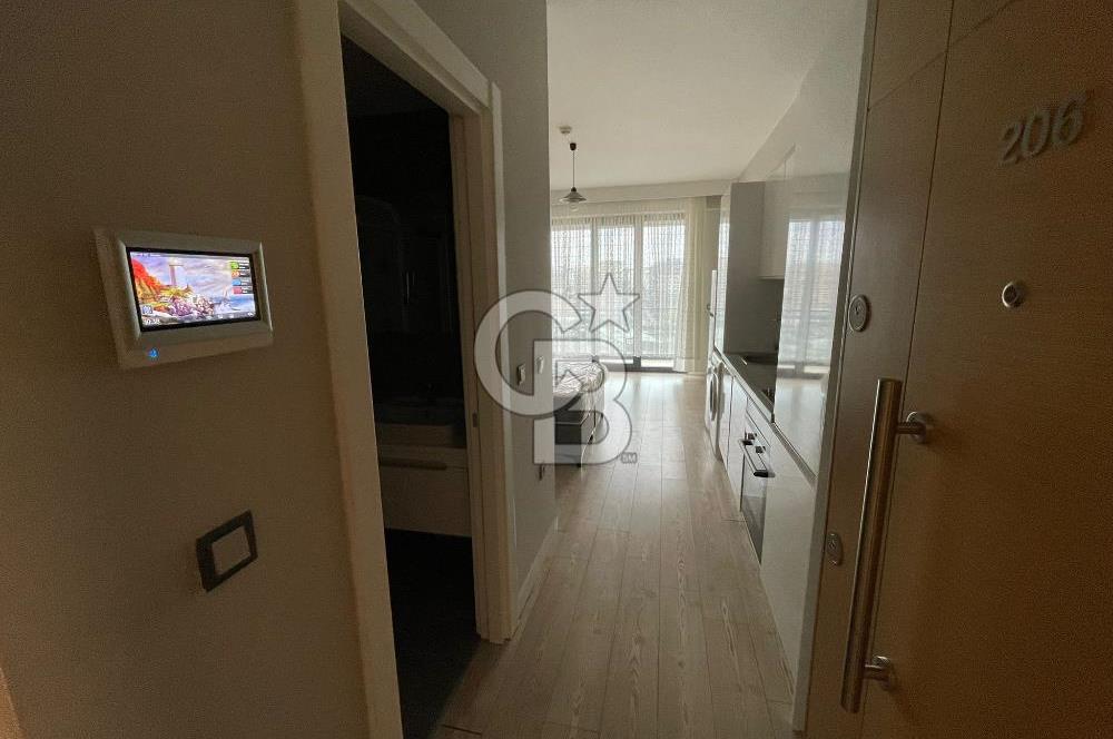 Fortis İstanbul'da, Temiz, Eşyalı, Kiralık 1+0 Residence Daire