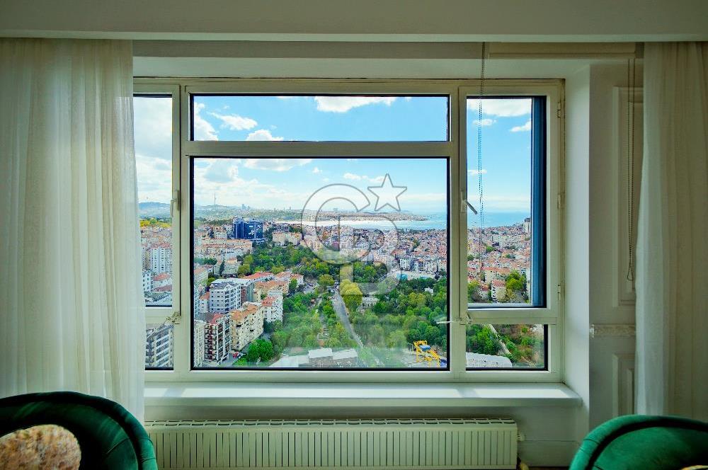 Selenium Twins - Panoromik Deniz Manzaralı 3,5 +1 Kiralık Rezidans Katı