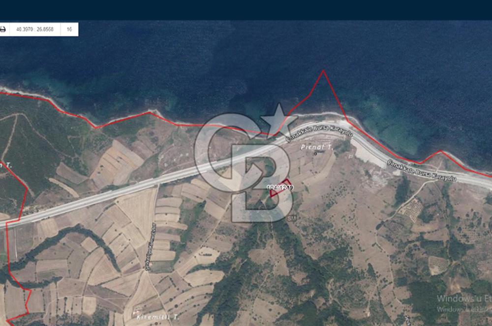 ÇANAKKALE LAPSEKİ ŞEVKETİYEDE SATILIK ARAZİ 