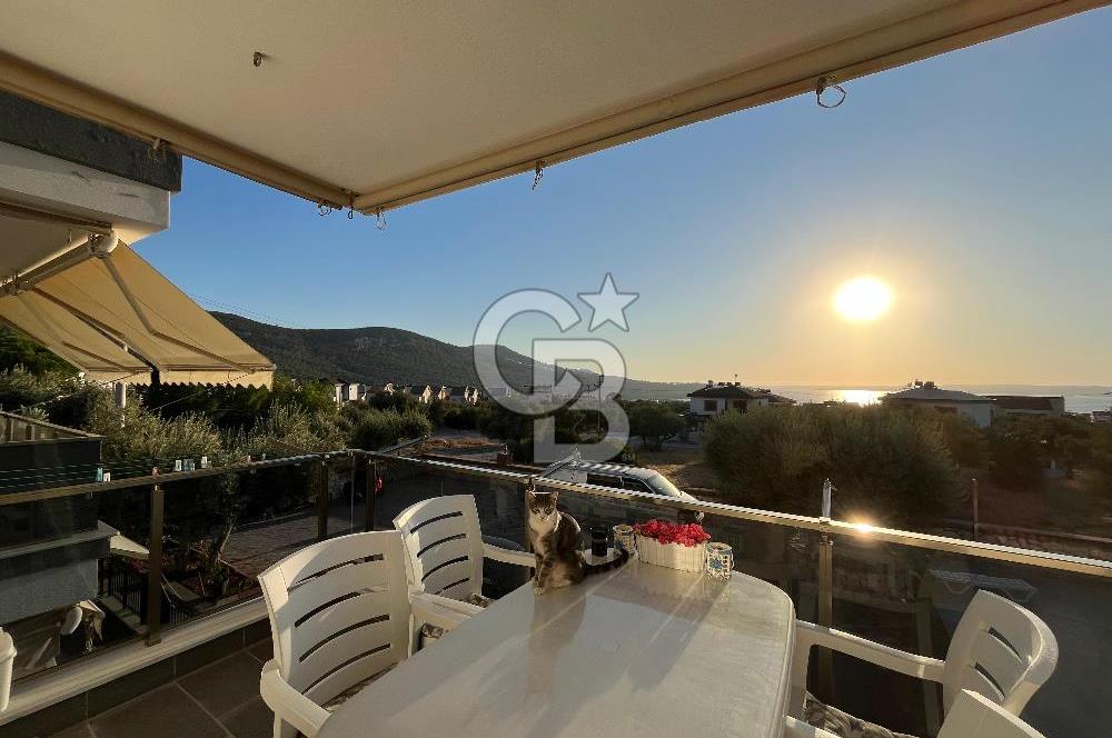 Akbük'te Full Deniz Manzaralı, Modern Sitede 1+1 Satılık Daire