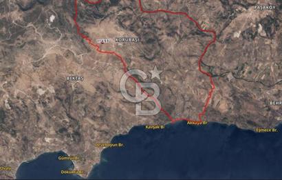 ÇANAKKALE AYVACIK KORUBAŞINDA UYGUN M2 FİYATLI AVANTAJLI SATILIK TARLA