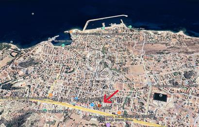 Karaburun Mordoğan Merkez’de Caddeye Çok Yakın Villa İmarlı Arsa