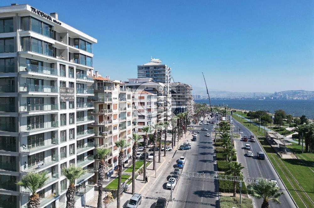 BOSTANLI SAHİLDE PANORAMİK DENİZ MANZARALI SATILIK 3+1 DAİRE