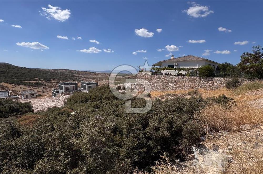 Seyrek Villa kent’te deniz manzaralı villa imarlı satılık arsa