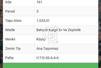 BALIKESİR EDREMİT DOYRAN KÖYÜNDE 1 DÖNÜM  İMARLI ARSA