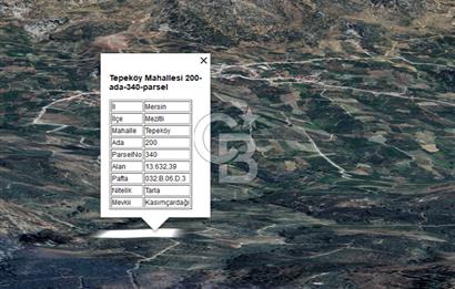 Mersin Mezitli Tepeköy’de Yüksek Getirili Bağ Bahçe Tarım Arazisi