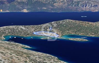 Söğütte Yarımada İçinde, Denize Sıfır Koya Sahip 5.387m² Tarla