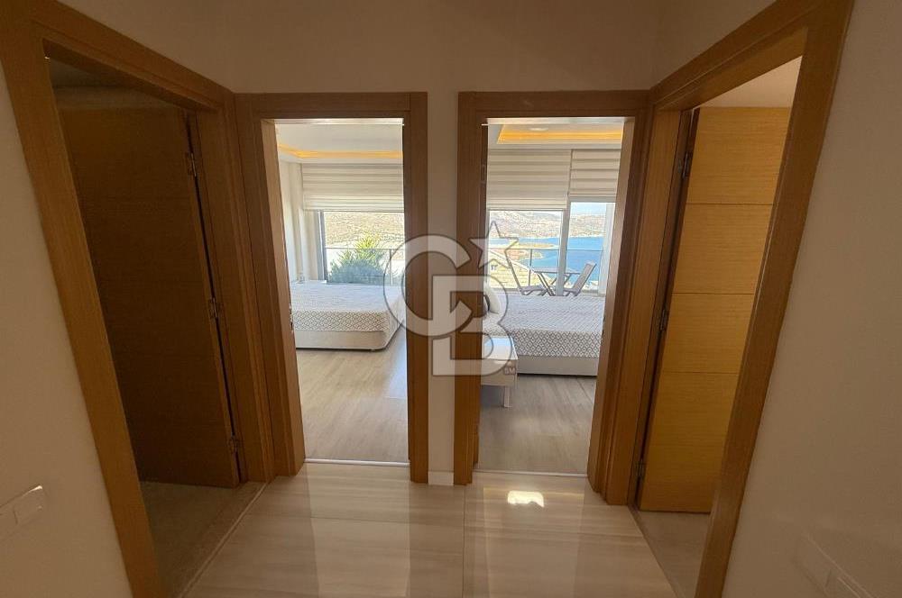 EŞSİZ DENİZ MANZARALI, FULL EŞYALI, ÖZEL YAPIM, TRİPLEKS VİLLA
